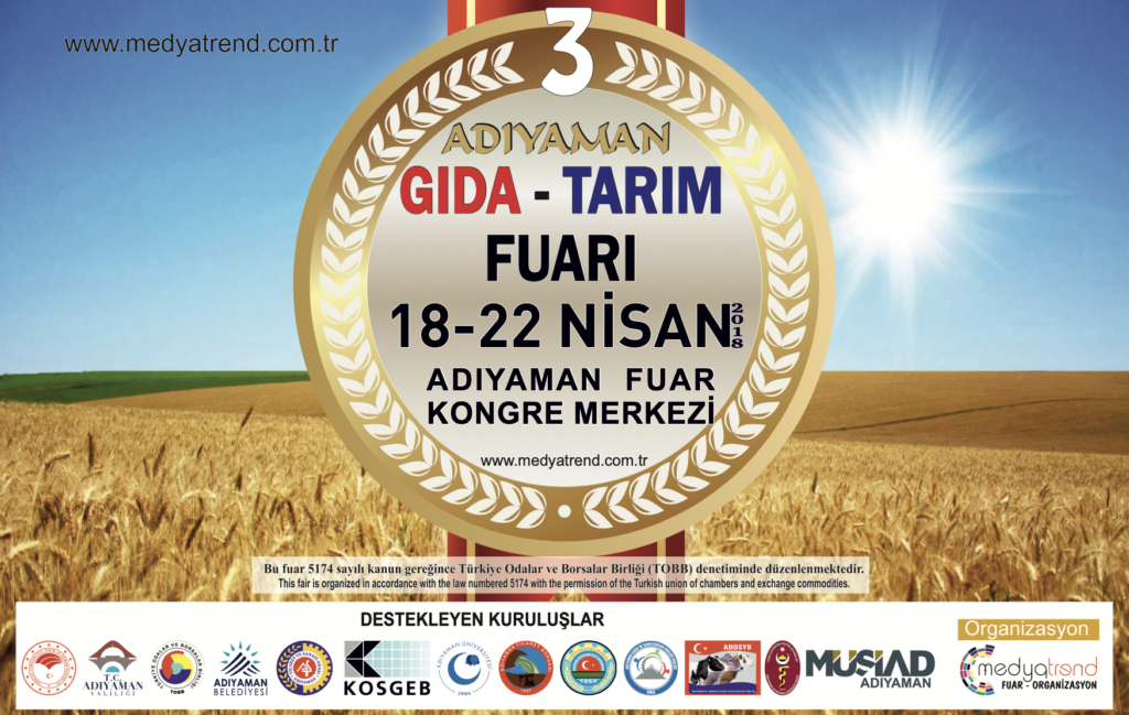 Adıyaman 3. Gıda ve Tarım Fuarı